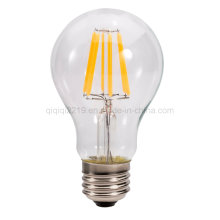 6.5W A60 Clear Dim E27 220V Trabajo Home Light Bombilla LED